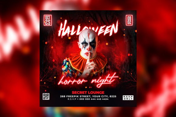 Download Halloween Horror Night Party Flyer - Horror night Collection