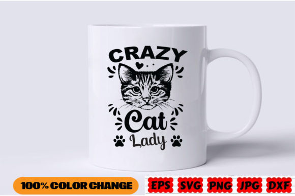 Download Cat Svg Design,Crazy Cat Lady - Svg design Collection