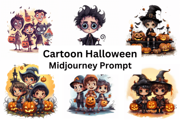 Download Prompt for Halloween Illustration - Premium Bundle