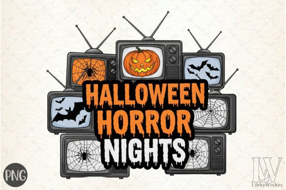 Download Halloween Horror Nights Vintage PNG - Horror night Collection