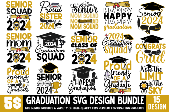Download Graduation SVG DEsign BUndle - Svg design Collection