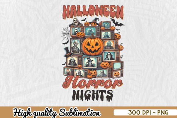 Download Halloween Horror Nights Vintage PNG - Horror night Collection